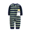 Весна Осень теплая Infant Baby Rompers ватки коралла животных Общий мальчик Gril Halloween Xmas Костюм Одежда Комбинезон