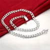 Correntes finas jóias masculinas 925 prata esterlina 10mm colar de alta qualidade masculino esterlina-prata-jóias 20 polegadas 242421