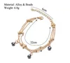 Mode Multilayer Voet Sieraden Simple Eye Anklet Dames Beach Holiday Foot Ornamenten Verstelbare Touw Ketting Anklets Armband