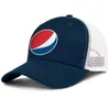 Pepsi cola blå och vita män och kvinnors justerbara lastbilsmeshcap designer mode baseball söt unik baseballhats hem die659470286