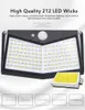 300 bead solar lamp intelligent light control system dynamic human body induction for outdoor and garden