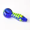 4 Inch Glow In Dark Heady Glass Smoking Pipes Spoon Scorpion Luminous Hand Pipe Oil Burner Tobacco Pipes Smoking Accessories