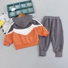 Automne New Fashion Children039s Cothing Boys Kids confortable Kids Suit Baby Hooded Veste Pantal