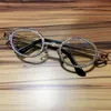 Pretectie retro ontwerp ronde zonnebrillen vrouwen vintage steampunk zonnebril voor mannen heldere lens strass zonnebril oculos3244692