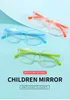 New Anti Blue Light Children's Glasses Wholesale Fashionable Small Round Frame Light And Comfortable Flat Lens Student Online Class Glasses