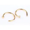 Women Stainless steel nose ring C shape Body Hoop Piercing jewelry fashion will and sandy gift