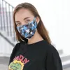 Kamouflage Ansiktsmask Camo Prints Munskydd Antidamm PM2.5 Respirator Tvättbar Återanvändbar Skyddsmasker i bomull för vuxna