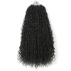 Nowy styl 18 cali Bogini Faux Locs Curl Crochet Braid Czeski Kręcone Syntetyczne Warkocze Przedłużanie Włosów Dla Czarnych Kobiet Factory Niska cena