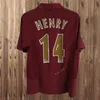 86 07 Retro Henry Bergkamp Soccer Jerseys Vieira Merson Adams Limpar Home Away Football Shirts Kort ärmuniformer