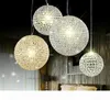 Modern K9 Crystal Round Ball ljuskronor LED Belysning Inomhusbelysning Taklampor Hängande lampa Fri frakt