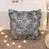 3D Rose Flower Pillow Case 40 * 40 cm Kvadrens Kasta Sofa Kuddehölje Hotell Hem Bil Midja Kuddehus