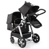Free Twins Baby Stroller Born Black Light Carriage Multifunction Aluminum Alloy Double Prams1