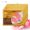 Crystal Collagen Masque Maquillage Gold Powder Eye Patchs pour les yeux Soins hydratants Masques de gel doré Stick Supprimer le cercle sombre