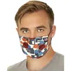 Маски для лица Хлопок Мужчины и Женщины американский флаг Маска Summer Breathabe Дизайнерские маски против пыли моющийся маска GGA3559-8