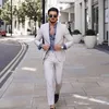 Erkek Takımları Düğün Smokin Moda Yakışıklı Bir Düğme Peaked Yaka Damat Takım Elbise Custom Made Slim Fit İki adet Best Man Ceket Pantolon