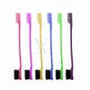 Eyebrow Brush Beauty Double Sided Edge Control Hair Comb Hair Styling Hair Brush Salon Comb DHL Free