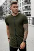 Summer Male T Shirt Silk Silk Tshirt O-Neck Short Jogging Mens Shirts T Shirts Sik Shirt Men T-shirt Tops Tees