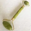 Double Head Green Jade Roller elliptical Massager Eye Face Face Facial Slimming Thin Face Beauty Health Care Tools Top Selling8976148