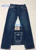 HOT wahre Designer-Jeans für Herren Ripped Distressed Röhrenhose Luxus Kleidung Schlank Motorrad Moto Hip Hop-Denimmann RELIGIONING Hosen