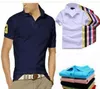 Nieuwe Gloednieuwe Mode Mannen Polo Shirt Mannelijke Korte mouwen Grote Kleine Paard krokodil Borduren Polo T-shirt Tops Tees plus Size S-6271B