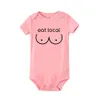 Karmienie piersią Eat Local Bodysuit Pielęgniarstwo koszula Toddler Zabawne Body Baby Summer Sumpsuit krótkie rękawy Casual Onesie 024M9541395