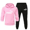 Nouveaux hommes Sweat Suit Casual Mode printemps Automne À Manches Longues Deux-pièces Jogger Ensemble Dames Automne Survêtement sport Jogging Hoodies + pantalon