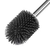 Silicone Soft Wid Brush Set Bristle Base WC Banheiro Lavatório Limpeza Escova Ferramentas