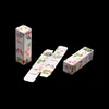 100 pezzi stampati rossetti colorati scatole per imballaggio regalo scatole per imballaggio bottiglia di olio essenziale opaco 2.5 * 2.5 * 8.5 cm cartone per imballaggio artigianale