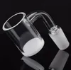 4mm Ondoorzichtige Bodem 45 90 quartz banger 14mm 10mm 18mm Man Vrouw met Gekleurd glas UFO bubble carb cap Voor glas Booreilanden