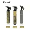 KM-1974 Hair Clipper Barber Carving Crafs Buddha Retro Cordless Trimmer Men T-shape Hair Cutting Machine Cortadora De Pelo Profesional