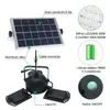 60 led Solar Light 3 Lamp Head Adjustable Lightness With Remote Control 2/4/6 Timer Outdoor Waterproof Solar Garden Lamps