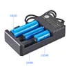 Chargeur USB multifonction 18650 batterie Li-ion à 3 emplacements pour batterie au Lithium Rechargeable 3.7V 26650 10440 16340 16650 18350 18500