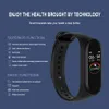 Yeni M4 Akıllı Bileklik Fitness Tracker Kalp Hızı Monitörü IP67 Waterprooof Perakende Kutu2840061 ile Evrensel Android Telefon İçin Akıllı İzleme