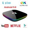 Q Plus Smart TV Box Android 9.0 TV Box 4 GB 32GB Quad Core 2.4G WiFi Set Top Box 4K TVBOX PK H96 / X96 MAX