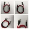 Cavi Aux in metallo intrecciato di colore rossoTipo c maschio a jack da 3,5 mm maschio Cavi adattatori audio AUX per auto per altoparlante per auto Smrart Phone