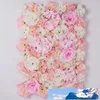 Hot-Sale Product 40x60cm Zijde Rose Kunstbloemen Bruiloft Decoratie Bloem Muur voor Huwelijksfeest levert Achtergrond Decoratie