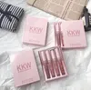 KKW Dudak Parlak Kozmetik Hediye Koleksiyonu 4pcs Koko Sıvı Ruj Makyajı Setleri Mat Lipgloss Güzellik Koleksiyon KKW Kitleri1736771