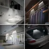 6/10 LEDs PIR Motion Sensor Luzes Armário Roupeiro Lâmpada de cama Levado sob a luz da noite do armário para a cozinha das escadas do closet