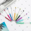 VS Hot Seller Handgemaakte Workshop Kleurrijke Voeg een Bead Veadable Pens Promotionele DIY Twist Bal Pen Stury Full Metal Beadable DIY Pens