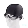 Gafas de miopía de lujo para nadar con tapones para los oídos, gafas de natación antivaho impermeables, gafas de buceo para miopía Anti-UV