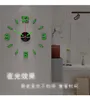 Luminous DIY Wall Clock toy living room modern simple quiet creative toy home decoration acrylic wall toy6982981