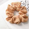 Plaid Scrunchies Haarseil Krawatten elastische Haarbänder Frauen Pferdeschwanzhalter Mädchen Haarringe koreanische Modeaccessoires 11 Designs DW4913