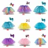 Mode bébé enfants jupe filles princesse étoiles paillettes danse tutu jupe enfants en mousseline de soie paillettes fête danse ballet jupes DDA217