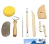 8PCSSET Kit de ferramenta de cerâmica diy reutilizável Kit Home Work Sculpture Cerâmica Ferramentas de Desenho de Moldagem1552407