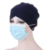 Les femmes musulmanes Hijab Scarf Croix Noeud Hijab Casquettes Bandeau élastique islamique Turban Hat Hairband femmes musulmanes Hijab Femme Headwrap