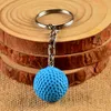 Epacket DHL frete grátis Futebol de basquete de simulação de golfe chaveiro de plástico chaveiro pingente DAKR172 mix fim Keychain