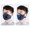 Carbon PM 2.5 Cykel Ansiktsmasker Utomhus Vindskyddad Dammsäker Masker Utbytbar Aktiverad Kolfilter Ansiktsmask Partihandel Mask med Ventil