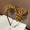 Haarschmuck für Frauen Korea Haarschmuck Gesicht waschen Polka Dot Vielseitiger Kopfschmuck Einfache frische große Schleife Druck Haarnadel Großhandel