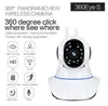 HD 1080P WiFi PTZ IP Câmera de 360 ​​graus IR Night Vision Home Security Video Surveillance Camera Sem Fio CCTV Camera Câmera Baby Monitor