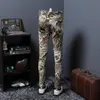 Erkek kot Idopy 2021 erkek yılan derisi baskılı slim fit sıska gece kulübü punk serin dj pantolon pantolon erkek artı boyutu için slacks